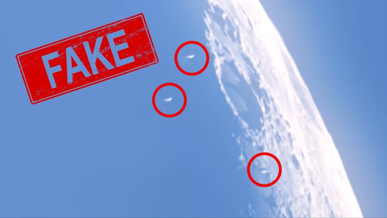 Speedebunking: UFOs Taken Over The Moon from Montréal, France