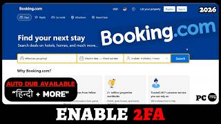 How to Turn On 2FA on Booking.com (Step by Step 2026)?