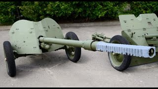 Советская 57-Мм Противотанковая Пушка М-16-2