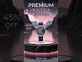 Canva 100-Day Challenge: Day 33 | Designing a LUXURY Titan Premium Watch Ad Poster! #watch #titan