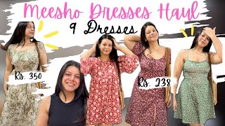 HUGE Meesho DRESSES haul 🛍️Under Rs.475 only 😱| Meesho Summer Dresses| Kajal Goyal