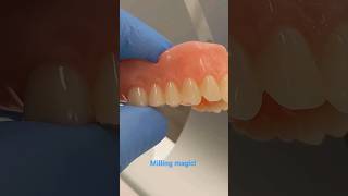 Milling denture with PM7 accurate and beautiful! #ivoclar