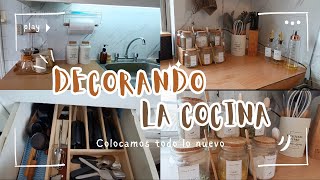 Decoramos la cocina  colocamos todo lo que pedimos por TEMU  Así quedó