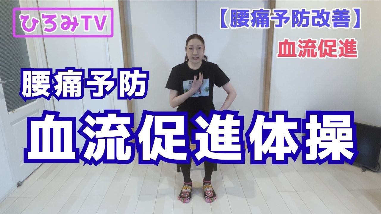 【高齢者向け】座ってできる血流促進体操｜腰痛予防・改善エクササイズ（約20分）