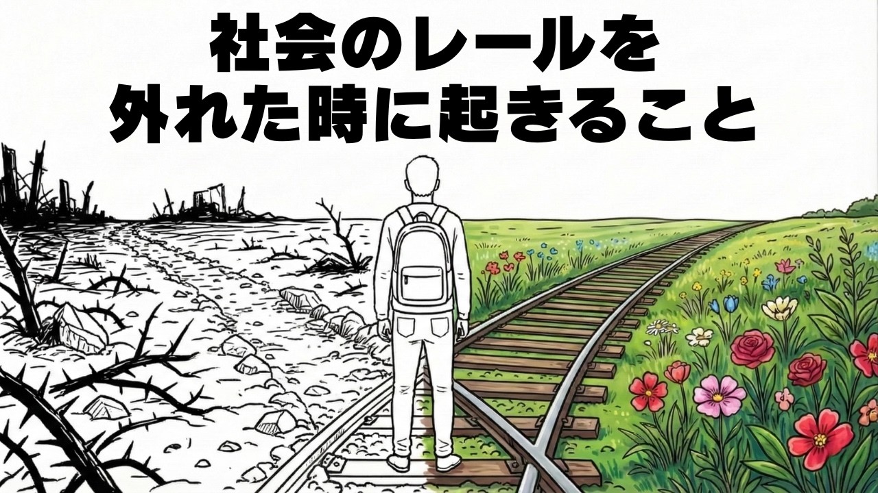 【心理】人生のレール外れた時に起きること