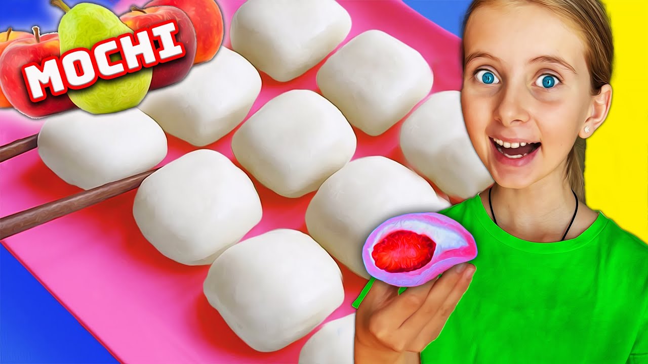 🍡 Melissa gătește MOCHI acasă 🎂 REȚETĂ simplă pentru un DESERT