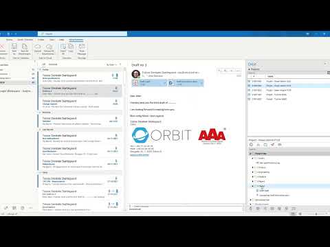 Orbit files through Outlook