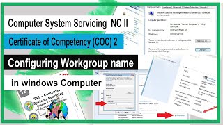 How to configure a Workgroup in windows 7 - CSS COC 2
