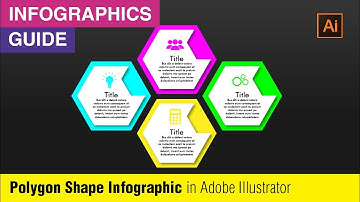 Polygon Shape Infographic Template | Adobe Illustrator Infographic Tutorial