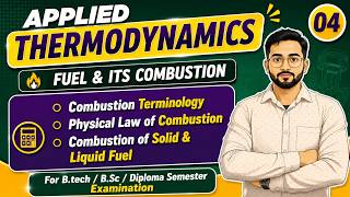 Combustion of SOLID & LIQUID FUEL | Physical Laws of Combustion | Applied Thermodynamics