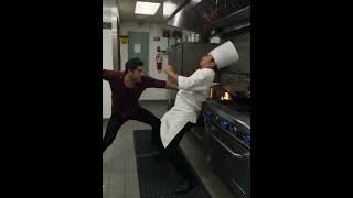 Restaurant Kitchen Brawl #entertainment #film #action #film #fighting #ai