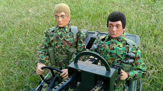 Vintage ACTION MAN ~ Armoured Jeep ~ 1981 - 83