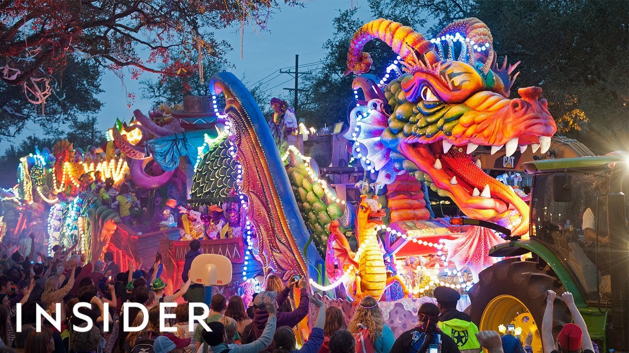 Behind The Scenes Of How New Orleans' Mardi Gras Parade Floats Are Made 