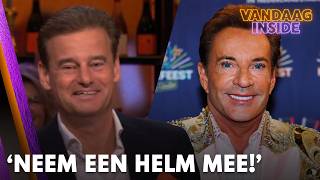 Wilfred Genee waarschuwt Vandaag Inside-publiek voor komst Gerard Joling: ‘Neem een helm mee!’