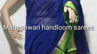 Maheshwari handloom sarees