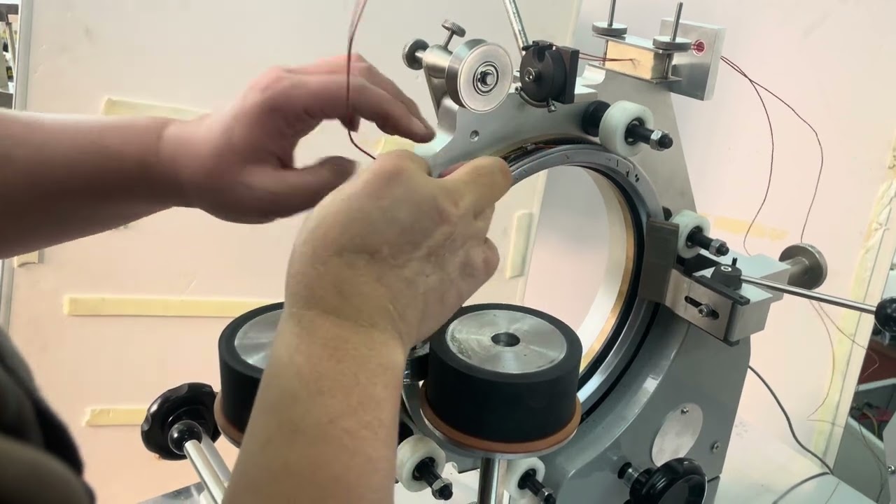 GWV-12A PLC Controller for Toroidal Winding｜0.8mm Dual-Wire Coil Winding