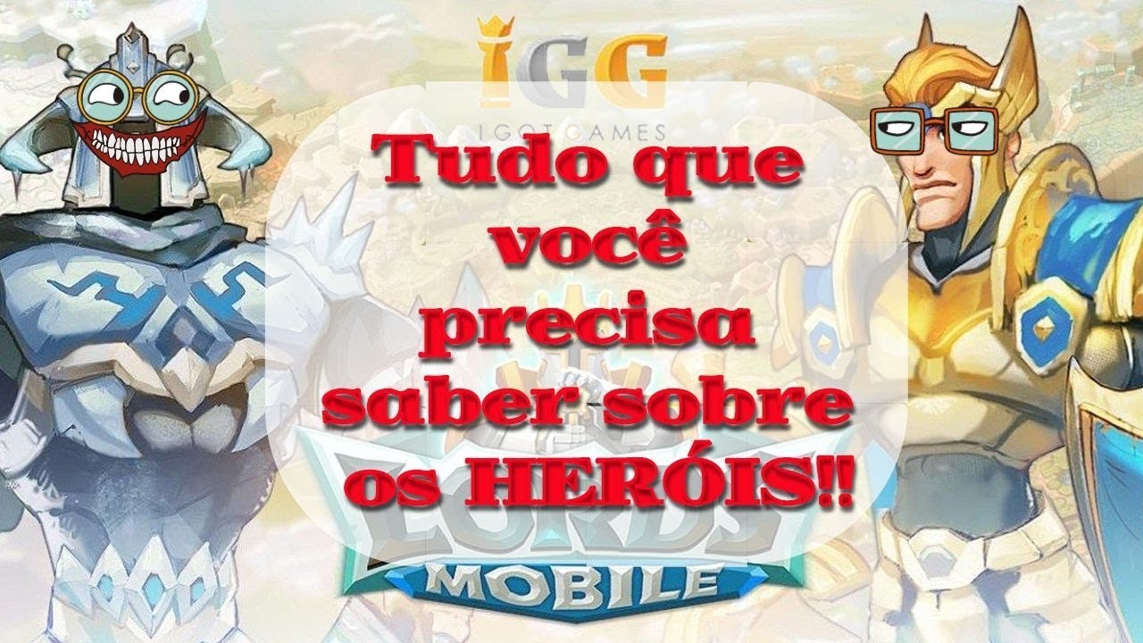 HERÓIS X MONSTROS E QUAL HERÓI USO DE PERFIL?? - LORDS MOBILE 