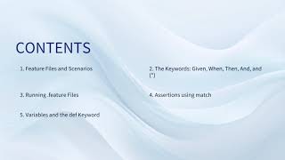 Karate Framework Basics