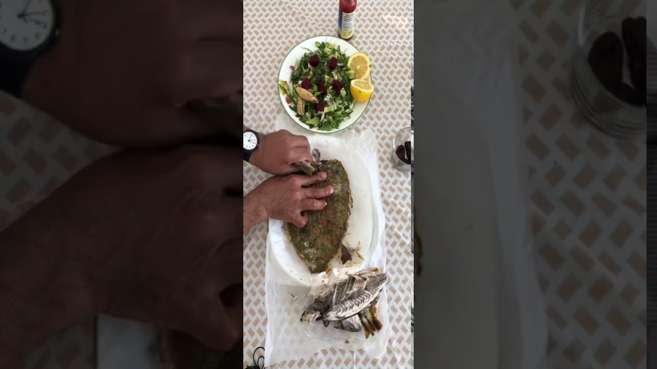 سعيد المطوع المهيري  اكل وتبليح السمك