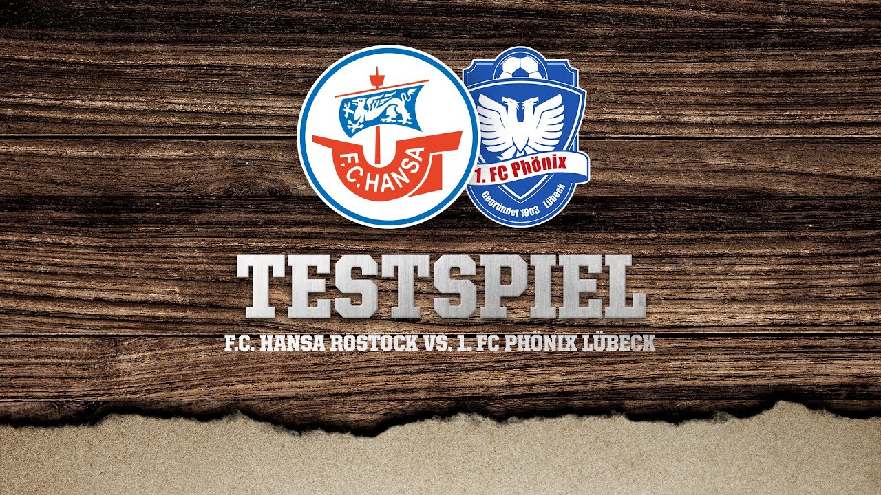 Testspiel gegen den 1. FC Phönix Lübeck
