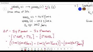 Solving for the Entropy Change