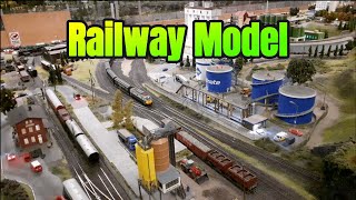 Railway Model | How to build a huge professional railway model worth traveling and visiting