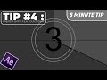 After effects tip 4 create a smpte film countdown