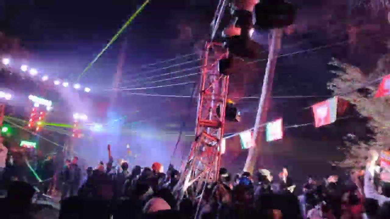 Power music🎶 vs  Burman music 🐬🐬 competition video 📸📷 Sujoy stage light 💡💡 vs rainbow stage light 💡💡