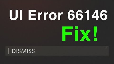 Black Ops Cold War UI Error 66146 How to FIX!