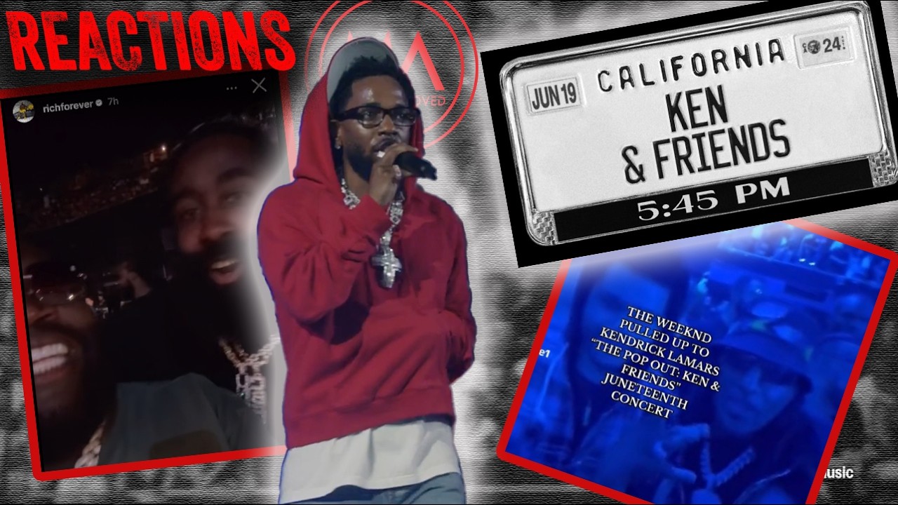 How People REACTED to KENDRICK & Friends POP OUT Concert - MOXY ...
