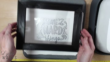 Reverse Canvas Tutorial with Heat Transfer Vinyl - Cricut Design Space Basics