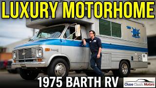 Let's Party in a 1975 Barth RV! Is this Luxury Motorhome Drivable?