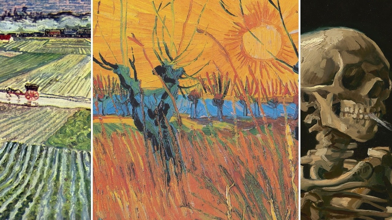 Vincent van Gogh Art TV — Silent Art Gallery · September 11 Night | Pollard Willows a… & others