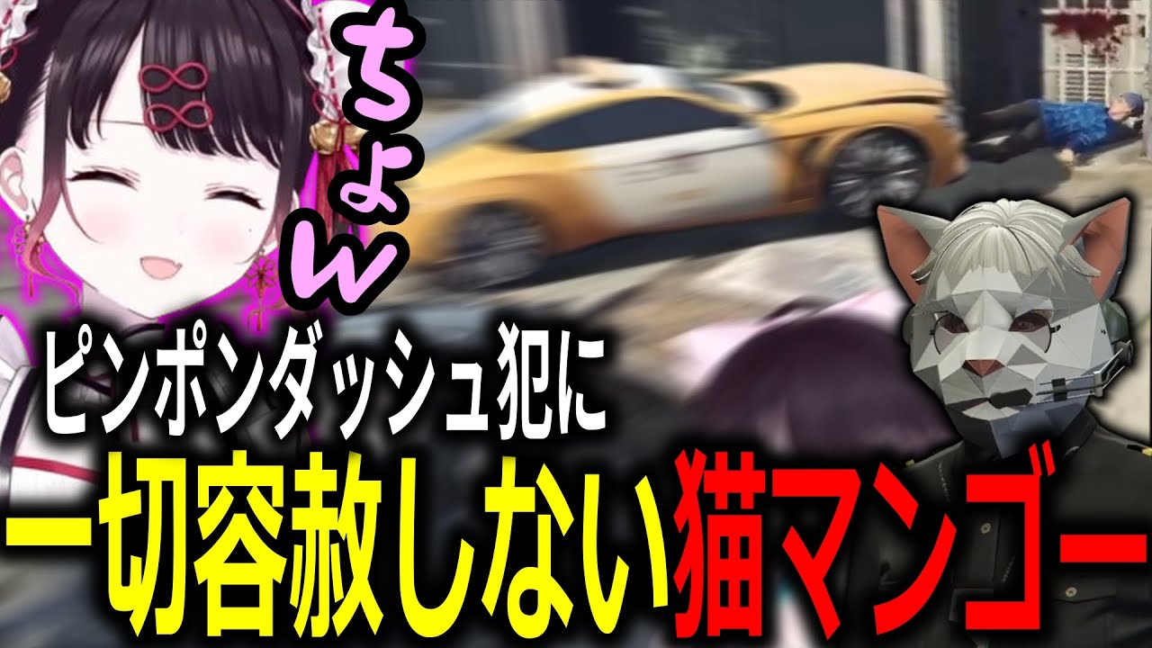 【ストグラ切り抜き】本署でピンポンダッシュする犯人に一切容赦しない猫マンゴーとツボるなずぴ【ぶいすぽっ！/花芽なずな/切り抜き】