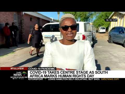 Coronavirus takes centre stage on South Africa's Human rights day