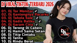 Dj Viral Tiktok 2026  Tor Monitor X Gadis Baliku X Tabola Bale Remix  Bass Terbaru