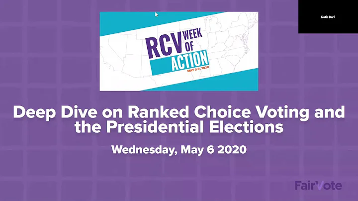 Week of Action Webinar: Deep Dive in #RankedChoiceVoting