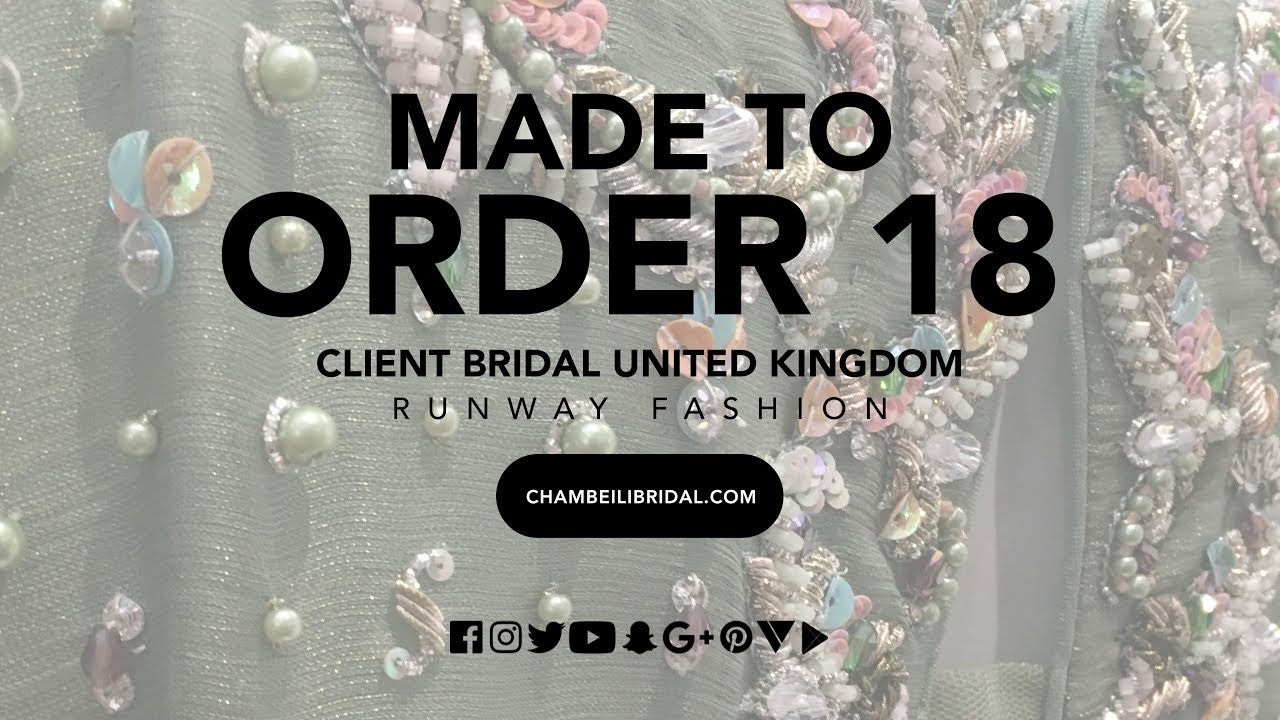 CHAMBEILI® FORMAL WEAR AVAILABLE FOR MADE-TO-ORDER BY FAIZA SAQLAIN