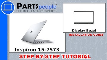 Dell Inspiron 15-7573 (P70F001) Display Bezel How-To Video Tutorial