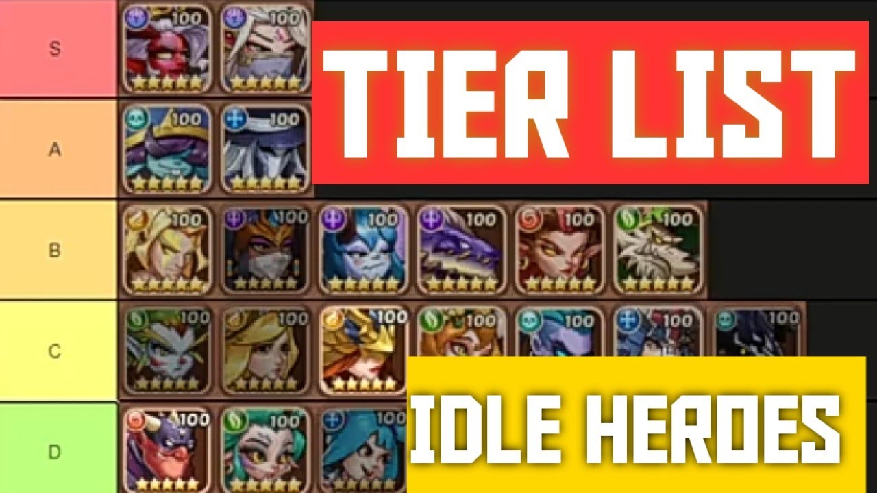 IDLE HEROES TIER LIST YouTube