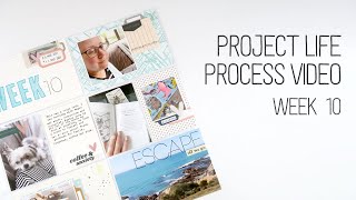 Project Life 2021 Process Video // Week 10 // Stash kit