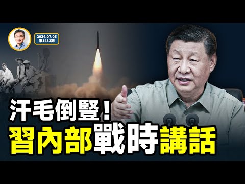 習近平內部「戰時」講話流出，要做這些事！三中全會瞄準兩個領域，百姓更苦！（文昭談古論今20240705第1433期）