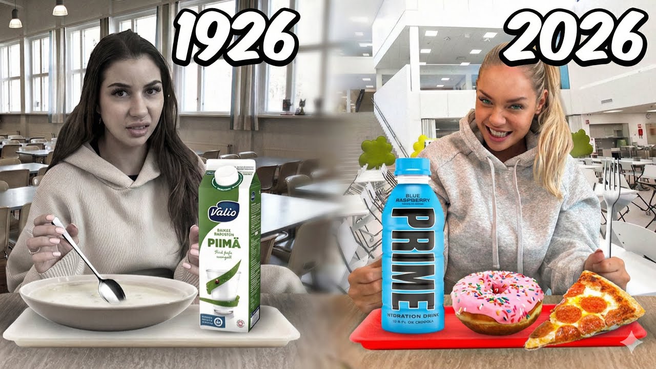 Nyt vs 100 vuotta sitten ruokahaaste!