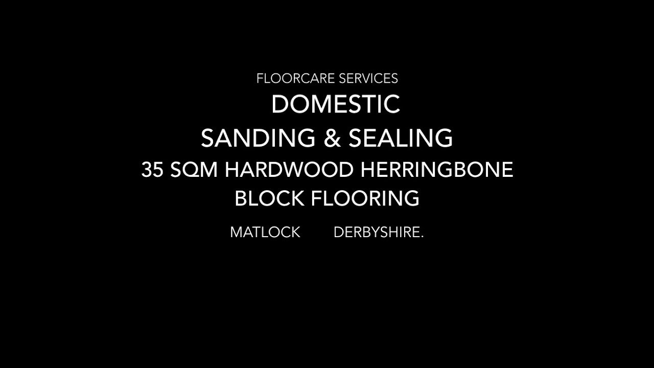 Residential / Domestic Herringbone Block Floor Sanding & Varnishing by Floorcare Services