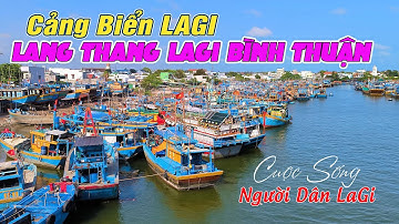 THỊ XÃ LAGI NGÀY NAY THẾ NÀO - Cảng biển LaGi tấp nập thuyền ghe ra vào cảng đánh bắt Hải Sản 🩷