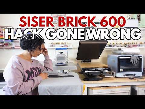 Siser Brick 600 and ECO Stretch EMBOSS HACK| EPIC FAIL! What Went Wrong?