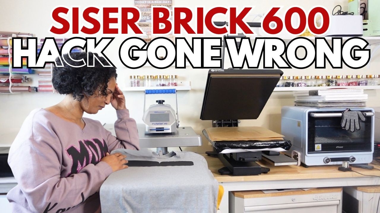 Лайфхак с использованием Siser Brick 600 и ECO Stretch EMBOSS | Полный провал! Что пошло не так?