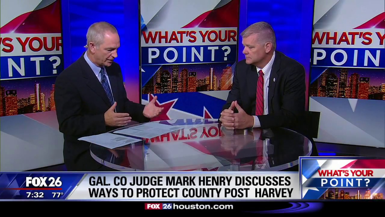 What's Your Point? Hot Seat Galveston County Judge Mark Henry YouTube