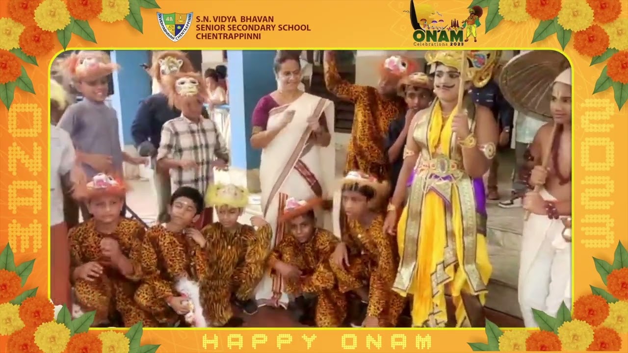Onam Celebration- 2023 @SN VIDYA BHAVAN SENIOR SECONDARY SCHOOL,CHENRAPPINNI