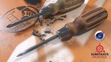 Modeling & Texturing a Screwdriver: Cinema 4D & Substance Painter